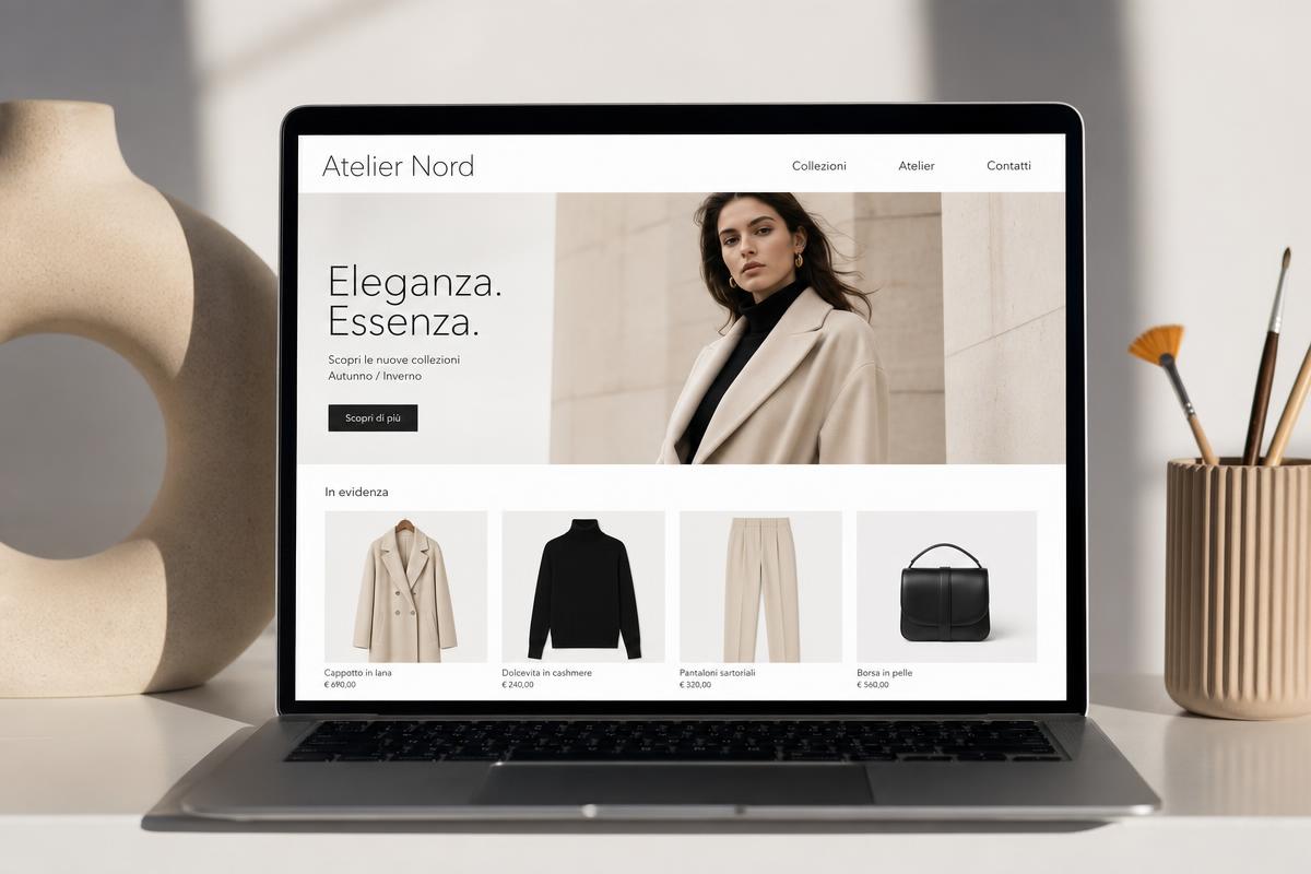 Anteprima del sito Atelier Nord — settore Moda & Boutique